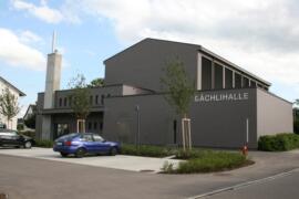 Bächlihalle von Norden (Eingang)